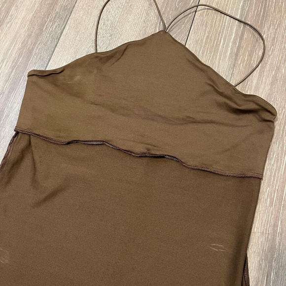[2for$10] H&M Brown Jersey Thong Bodysuit - MEDIUM - Picture 8 of 8